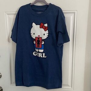 Hello Kitty Blue Short Sleeve Tee